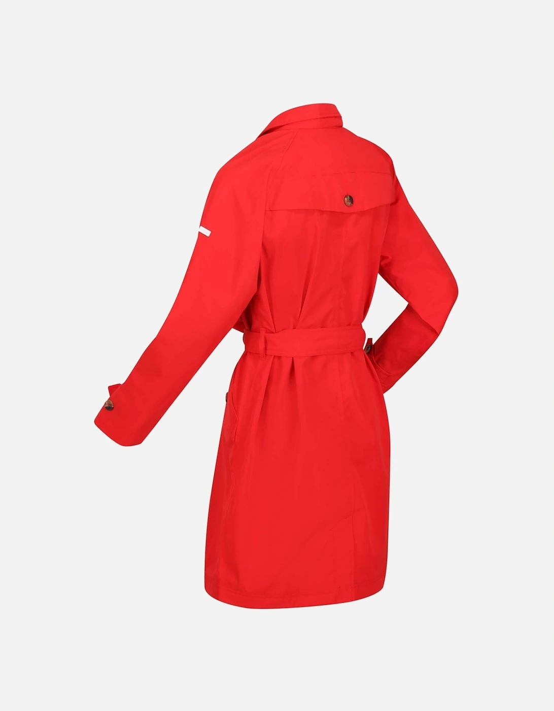 Madalyn Waterproof Tie Belt Coat