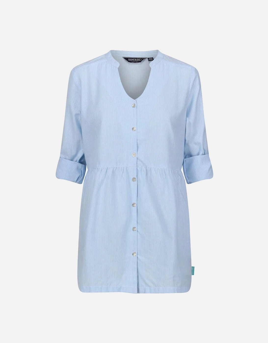 Nemora Roll Sleeve Blouse Shirt Dress