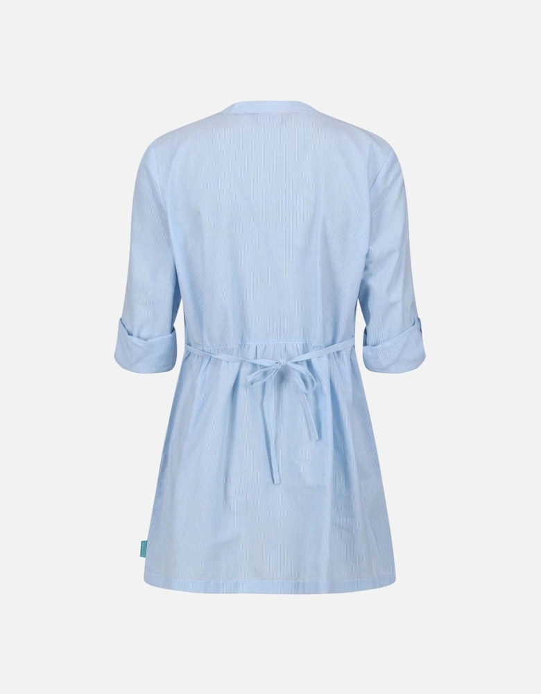 Nemora Roll Sleeve Blouse Shirt Dress