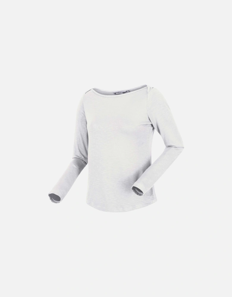 Lakeisha Boat Neck Long Sleeve Top