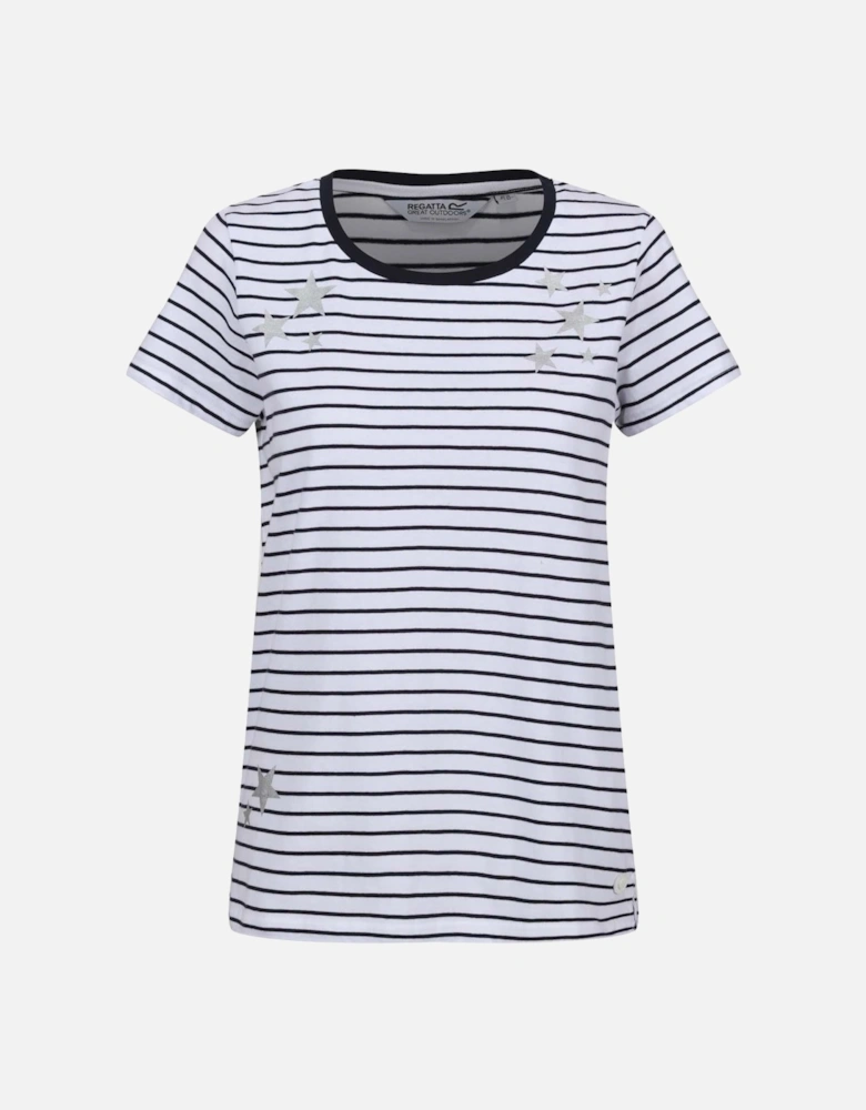 Odalis II Striped Graphic T-Shirt