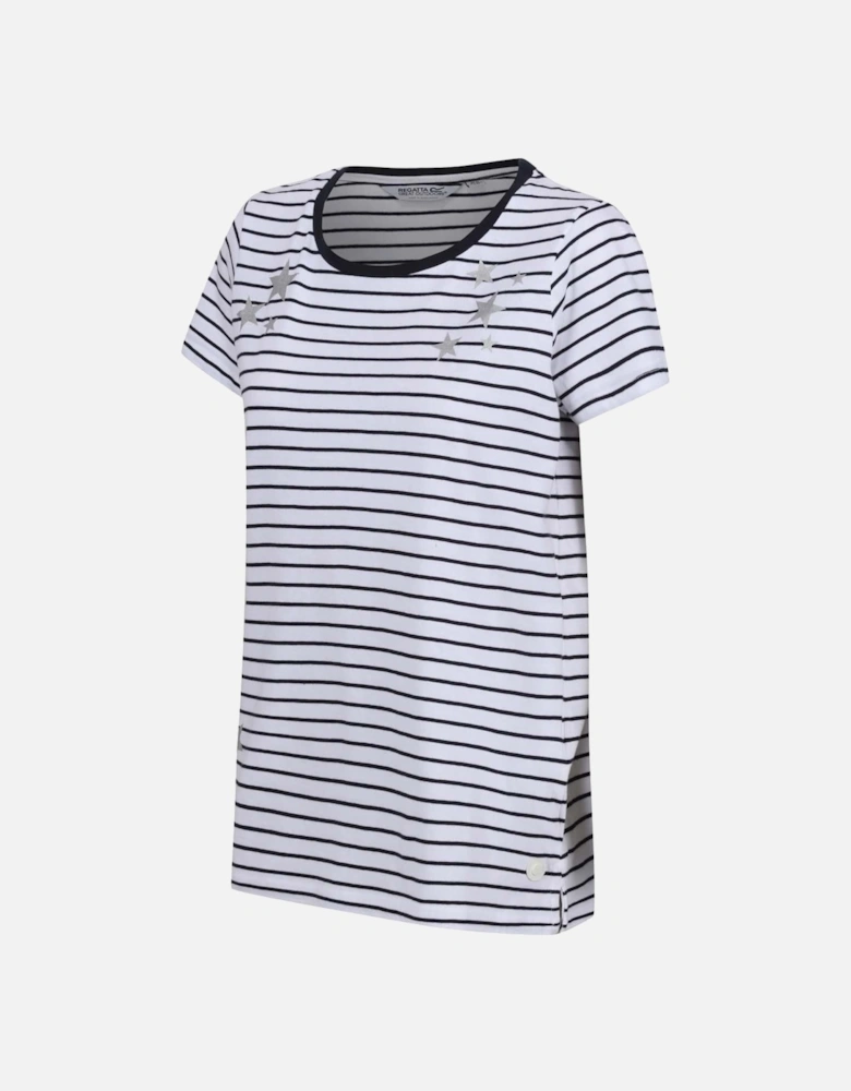 Odalis II Striped Graphic T-Shirt