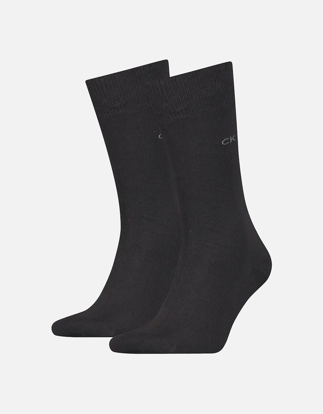 CK Logo 2 Pack Classic Socks Black, 3 of 2