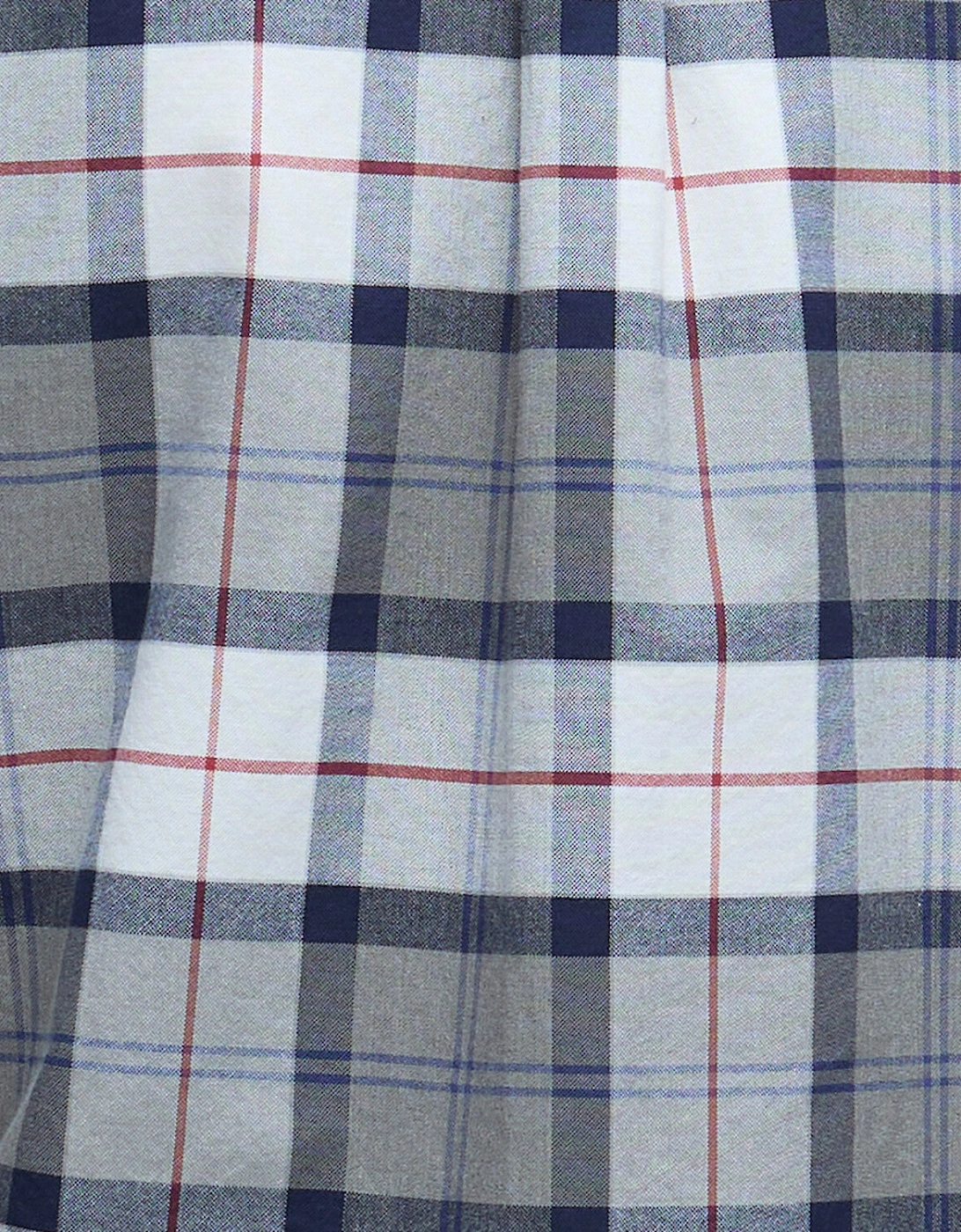 Lewis Tailored Long Sleeve Check Shirt - Bleached Pine Tartan