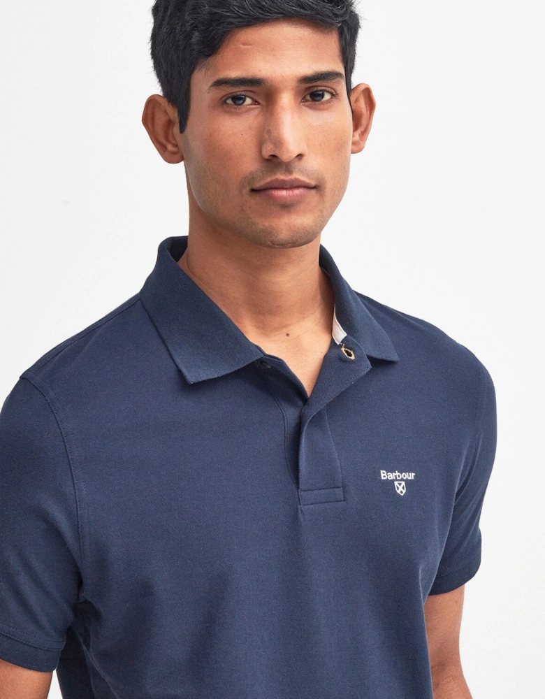 Lightweight Sports Polo Shirt - New Navy