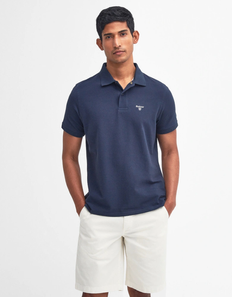 Lightweight Sports Polo Shirt - New Navy