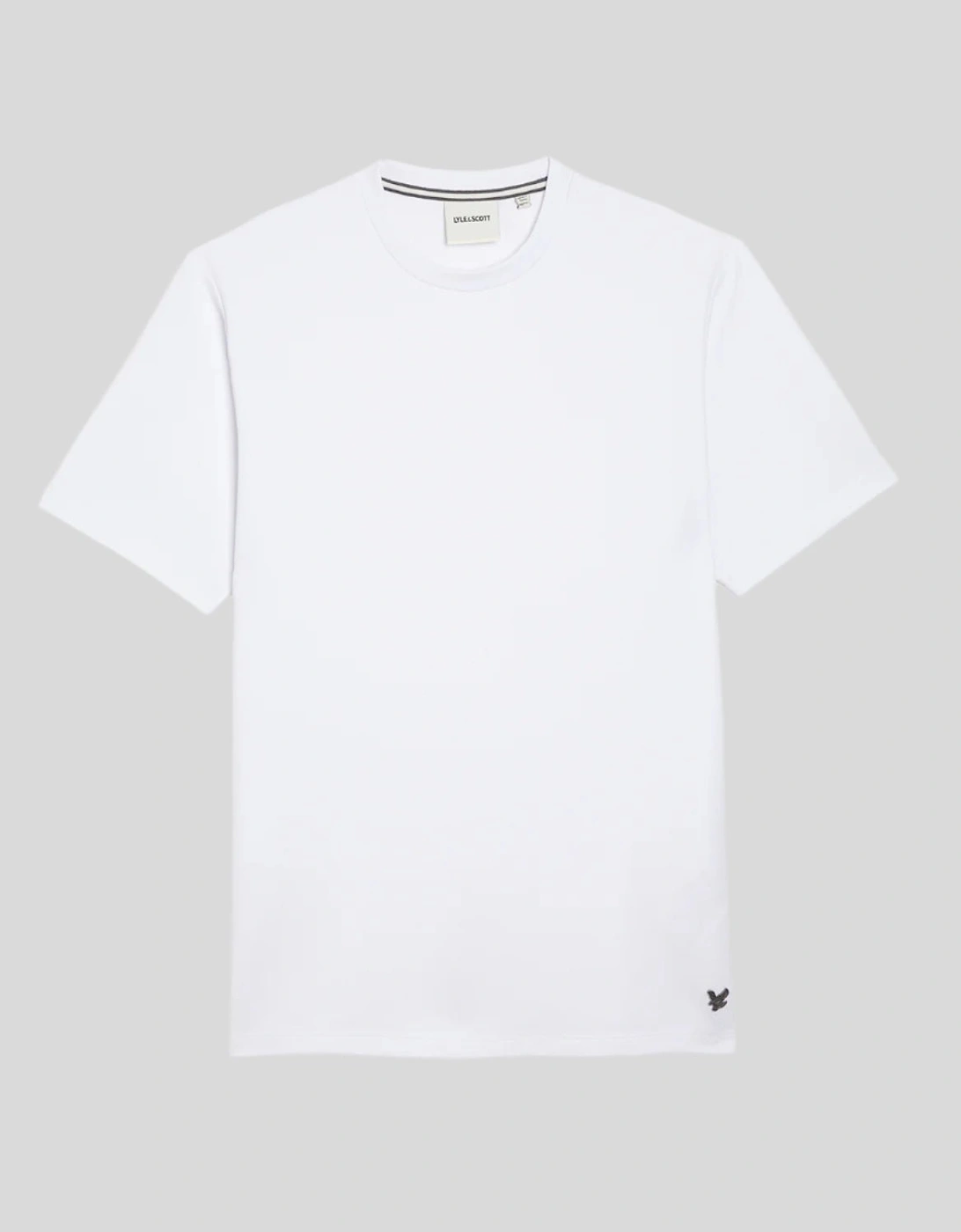 Twill Texture Crew Neck T-Shirt