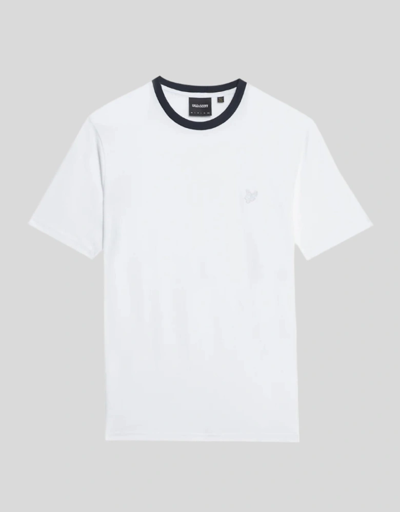 Contrast Collar Superfine T-Shirt