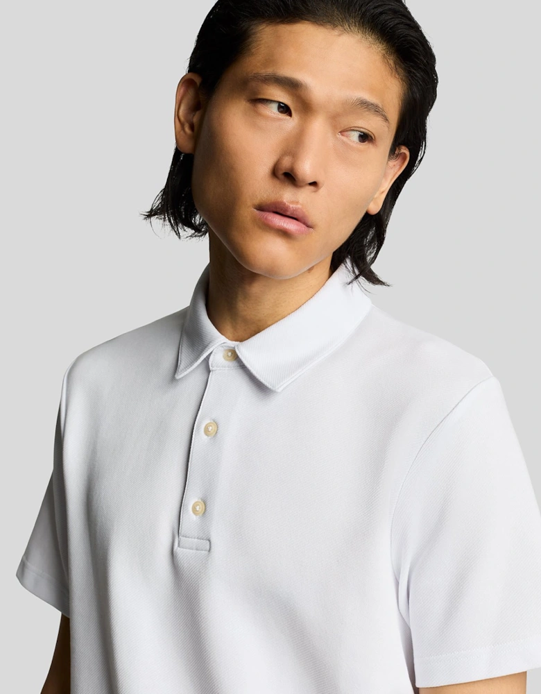 Twill Texture Polo Shirt