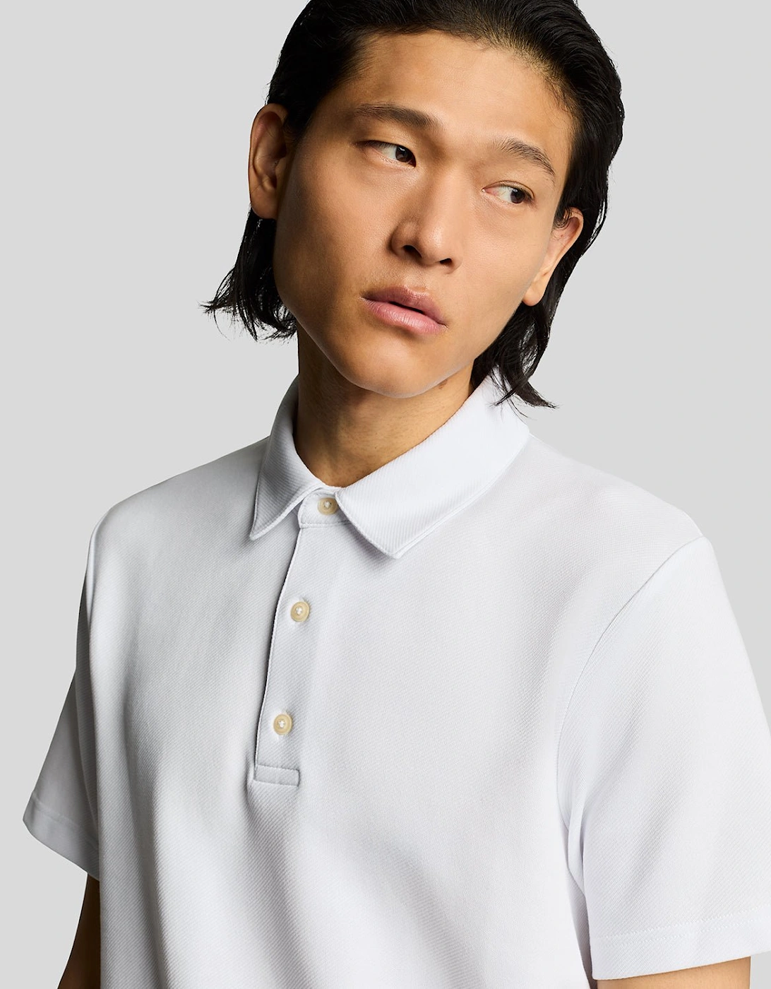 Twill Texture Polo Shirt