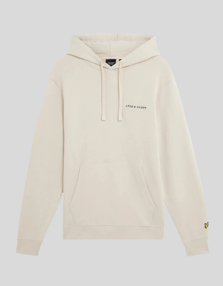 Loopback Embroidered Hoodie