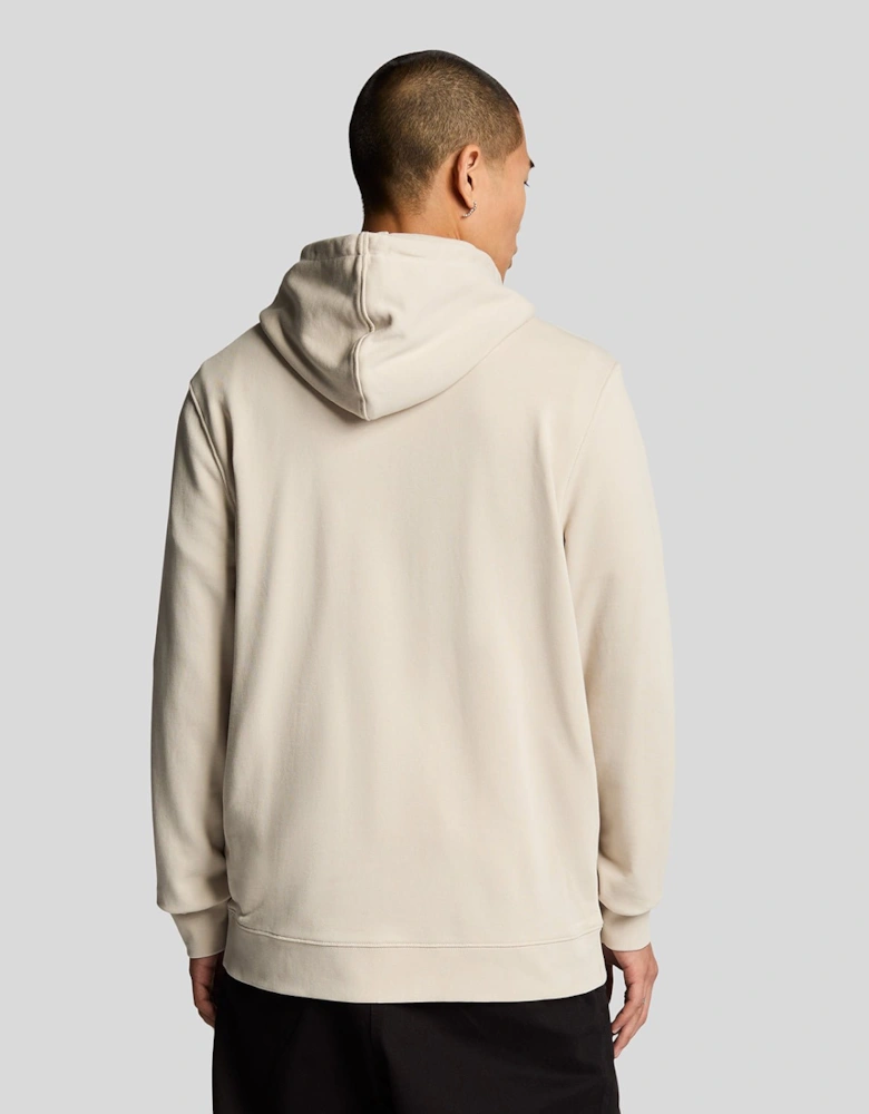 Loopback Embroidered Hoodie