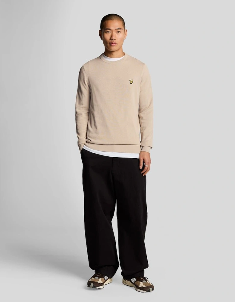 Cotton Crew Neck Jumper