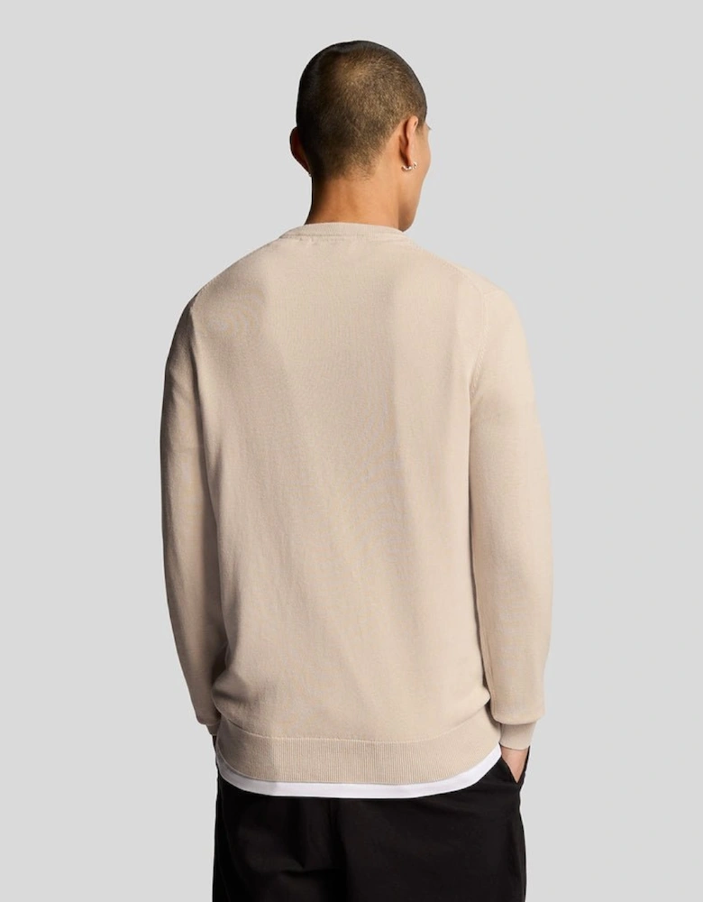 Cotton Crew Neck Jumper