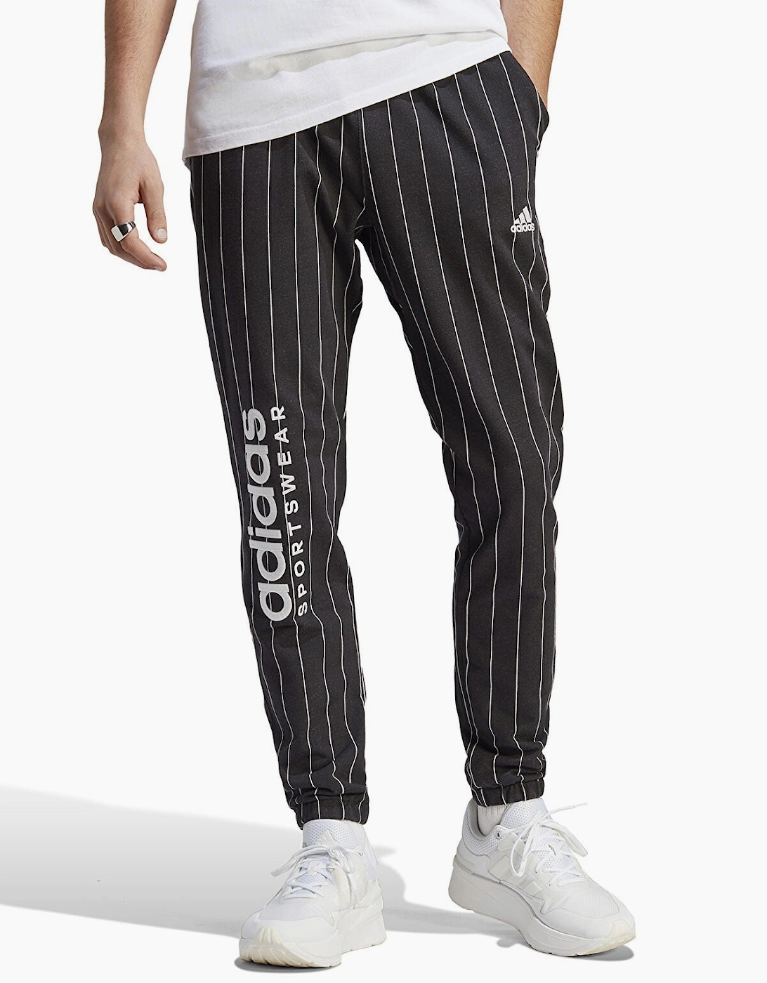 Men's Adidas Originals Pinstripe Jogger  REDUCED FROM £74.99 NOW ONLY £59.95 - Black - Size: 33/32/32