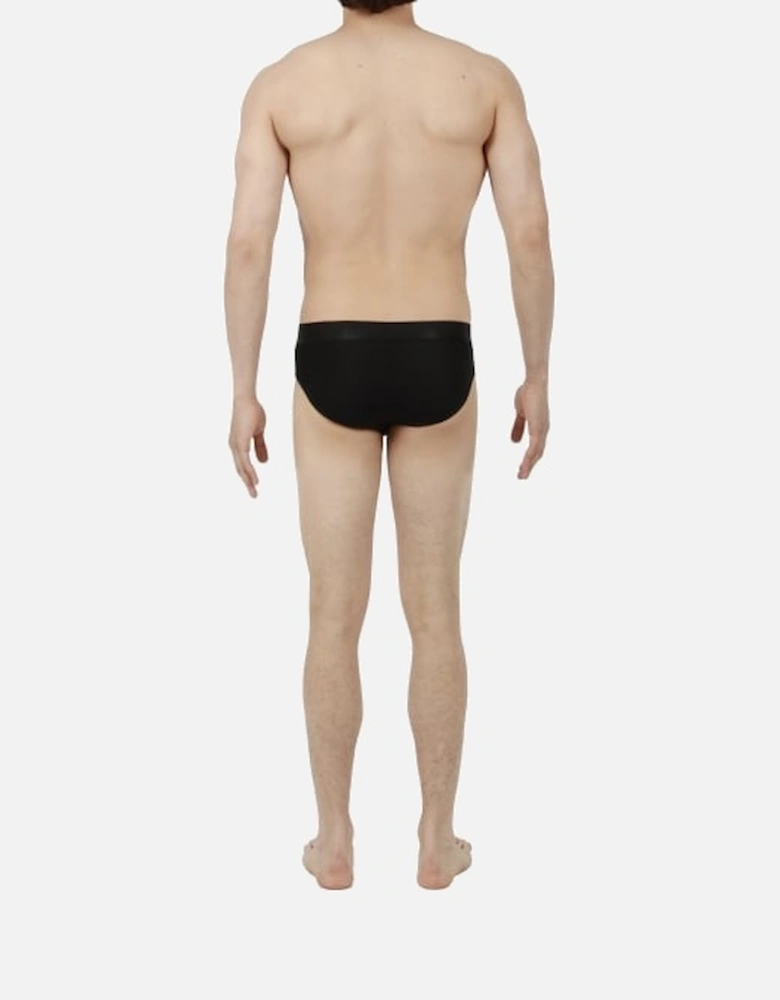 Mesh Micro Stretch Mini Brief, Black