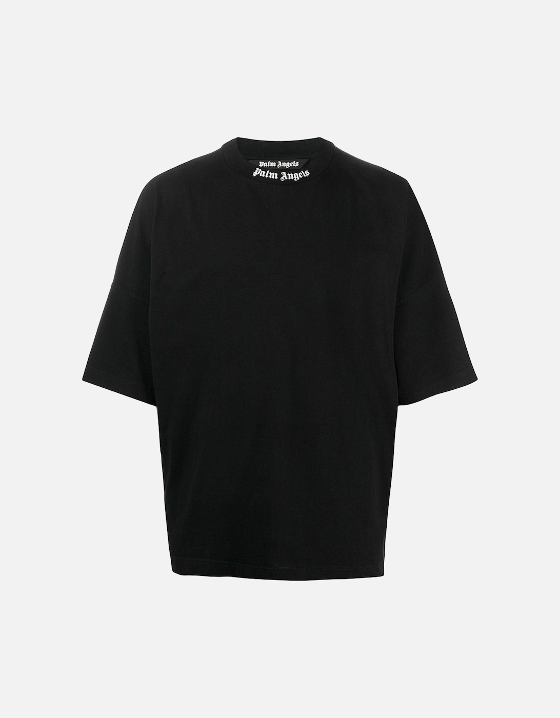 Oversized Mock Neck T-shirt Black, 5 of 4