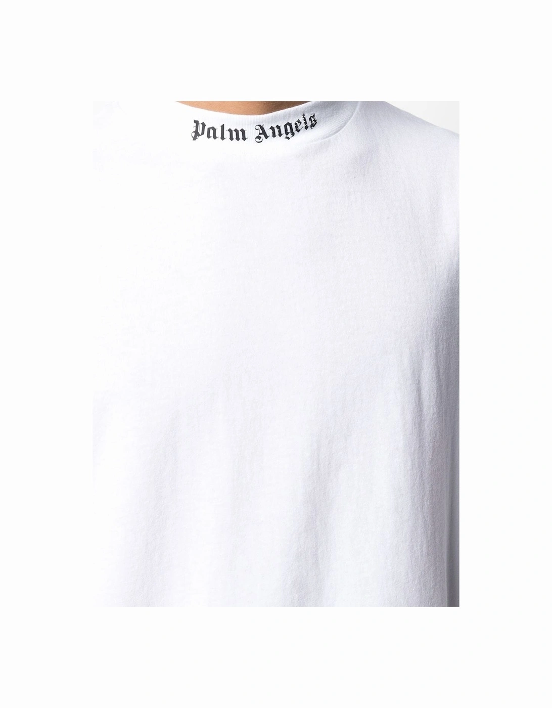 Oversized Mock Neck T-shirt in White