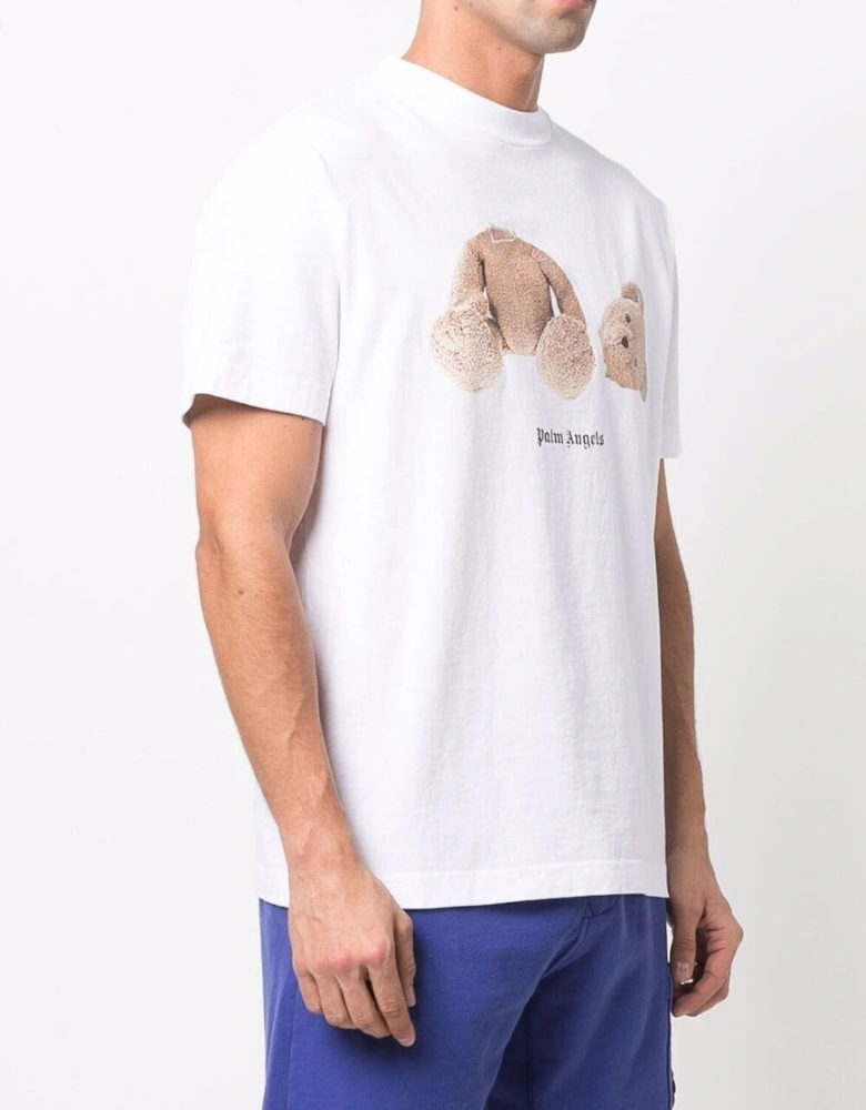 Teddy Bear logo-print T-shirt in White