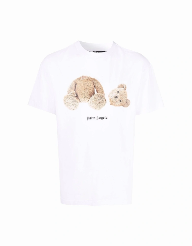 Teddy Bear logo-print T-shirt in White