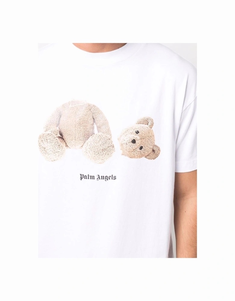 Teddy Bear logo-print T-shirt in White