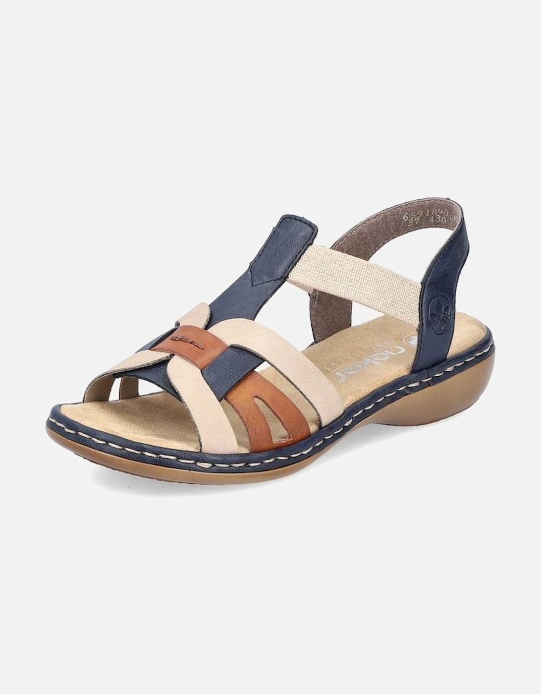 Ladies Sandals 65918-90  in blue, 2 of 1