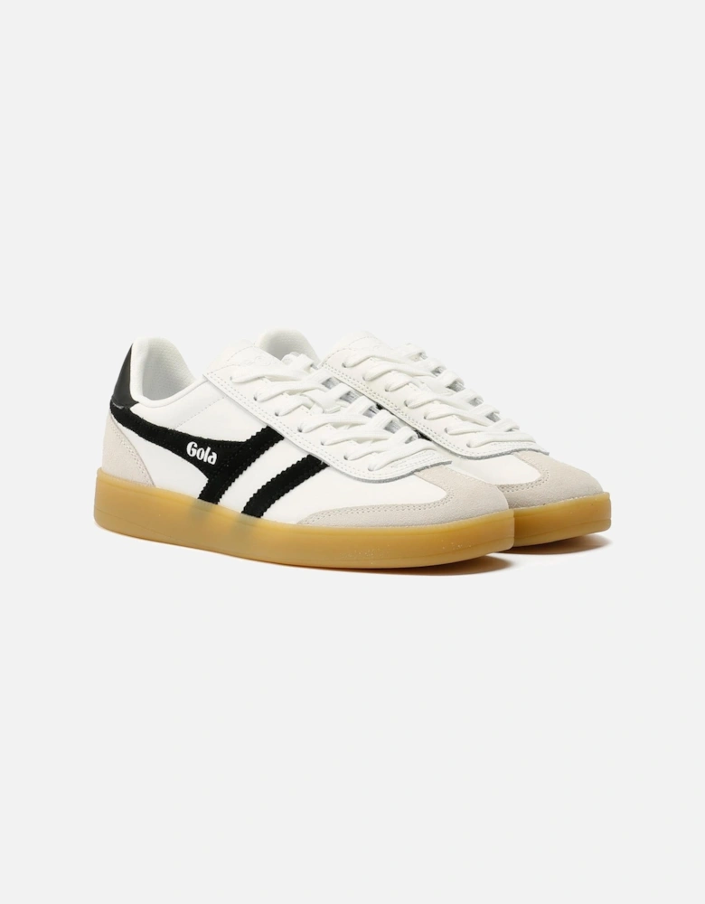 Viper Leather Women's White/Black Trainers