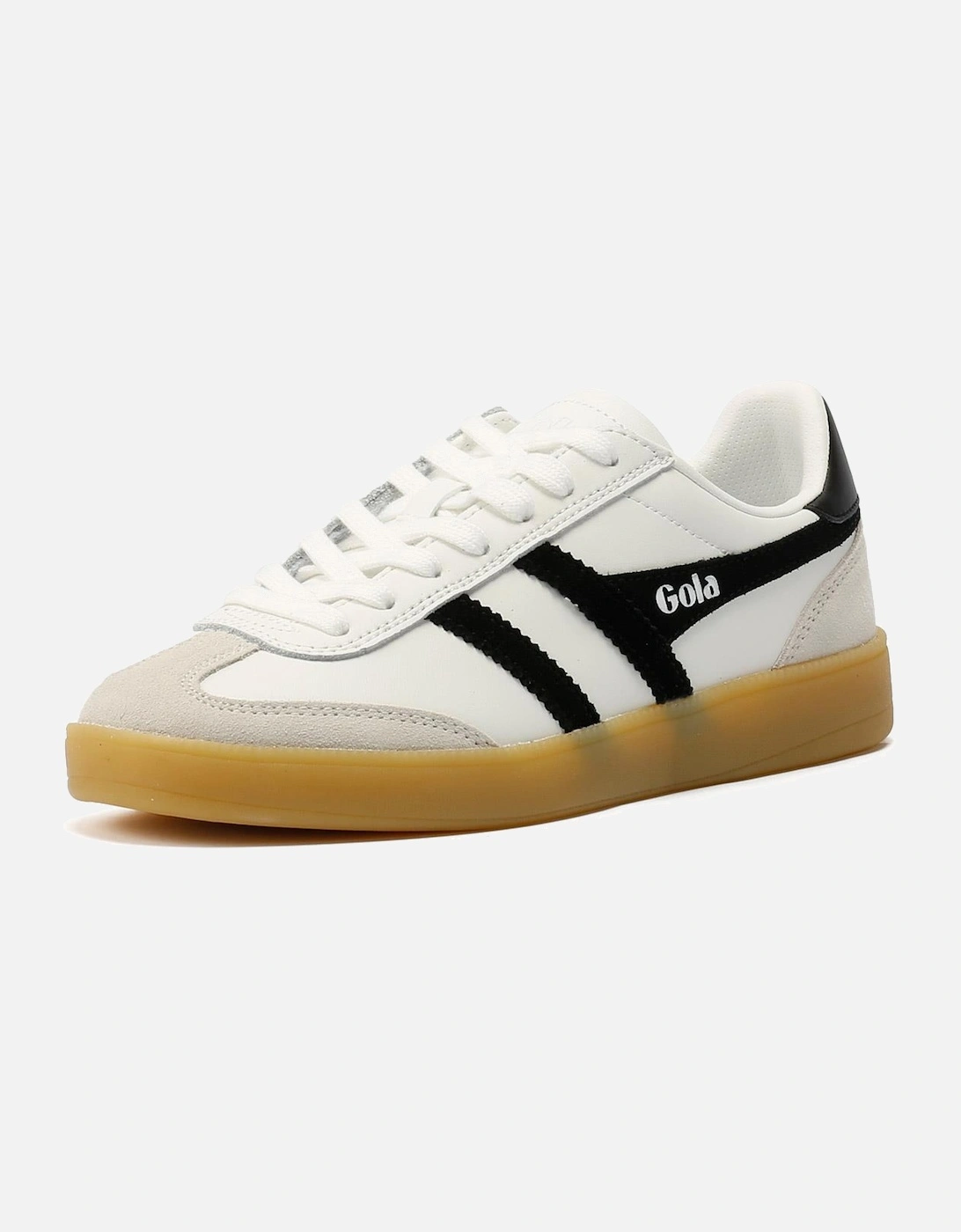 Viper Leather Women's White/Black Trainers