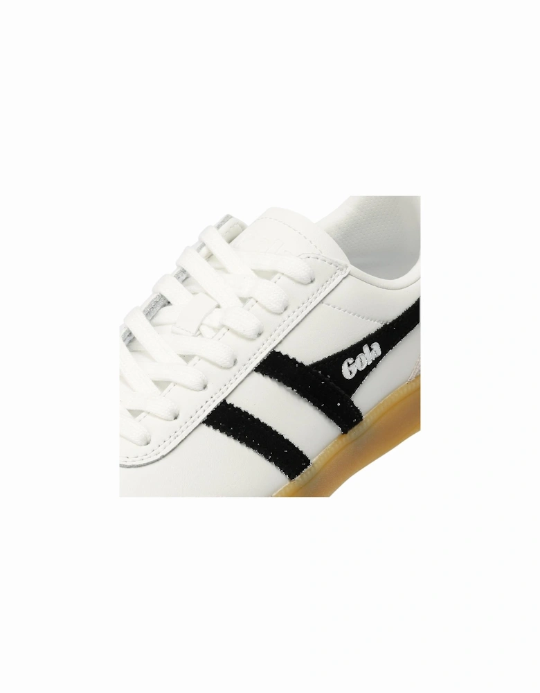 Viper Leather Women's White/Black Trainers