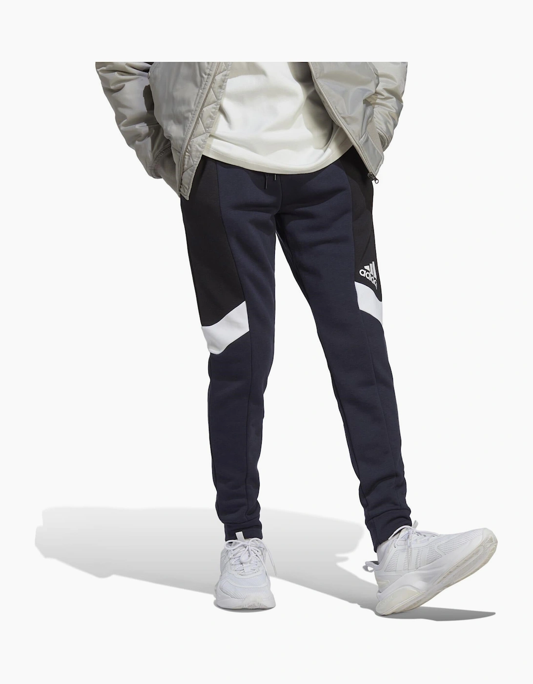 Men's Adidas Ess Colour block Jogger - Black - Size: 35/34/32