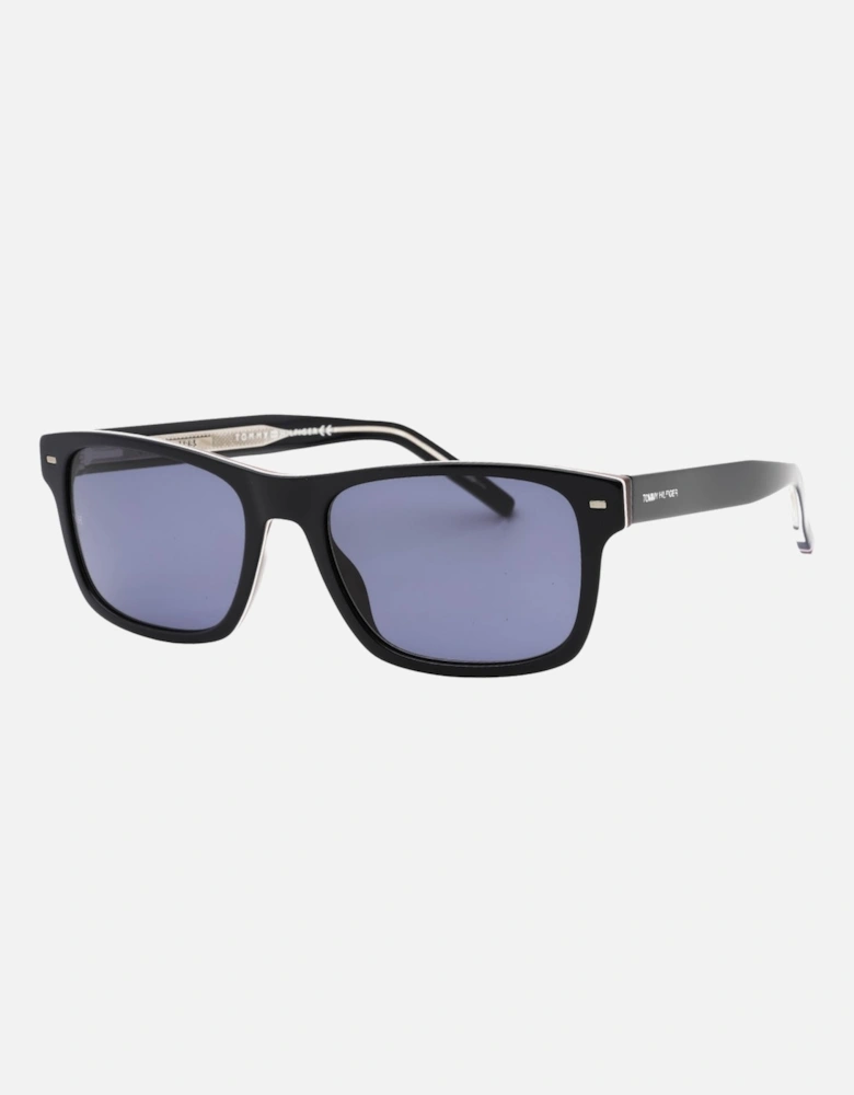 Tommy Hiliger Blue Lens Black Sunglasses