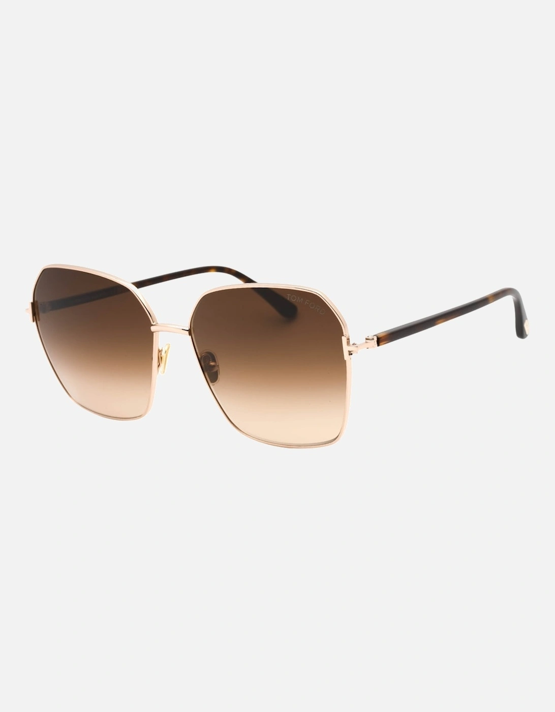 Gradient Brown Lens Dark Havana Sunglasses