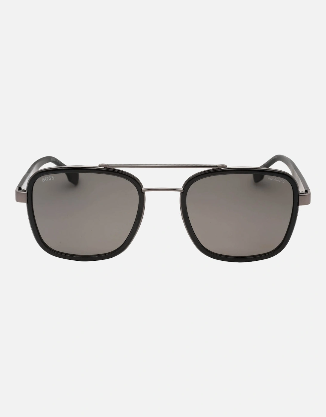 Grey Polarized Lens Dark Ruthenium Grey Sunglasses, 3 of 2