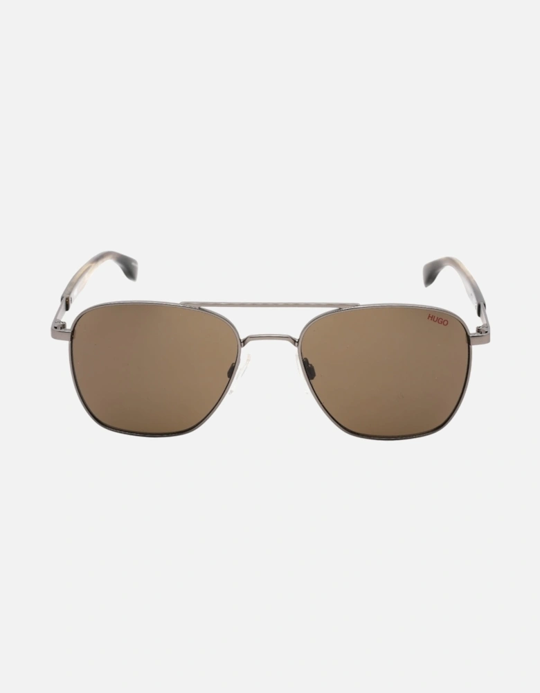 Brown Lens Matte Brown Sunglasses