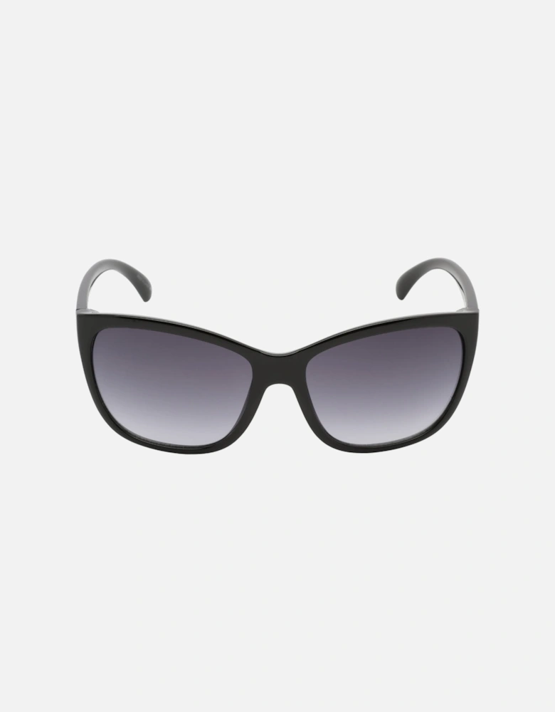 Dark Grey Gradient Lens Black Sunglasses