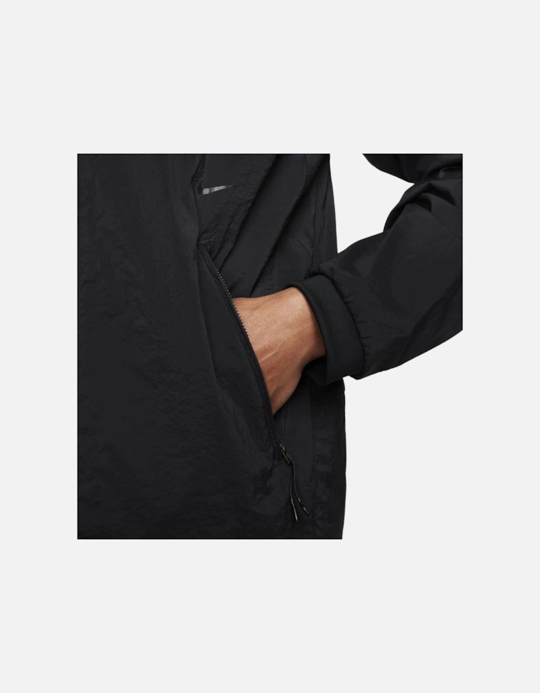 Plain Black Training Jacket