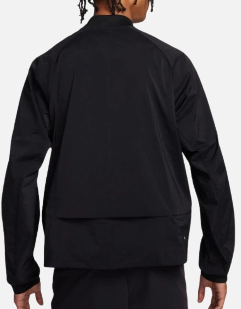 Plain Black Training Jacket