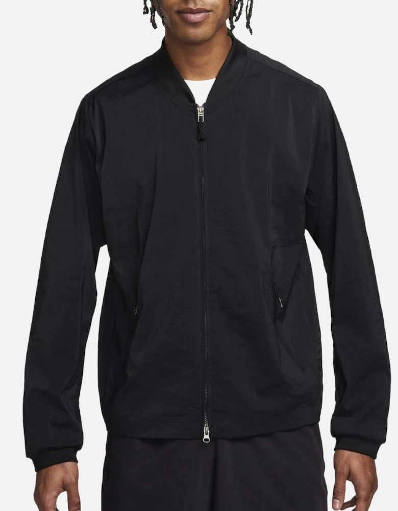 Plain Black Training Jacket