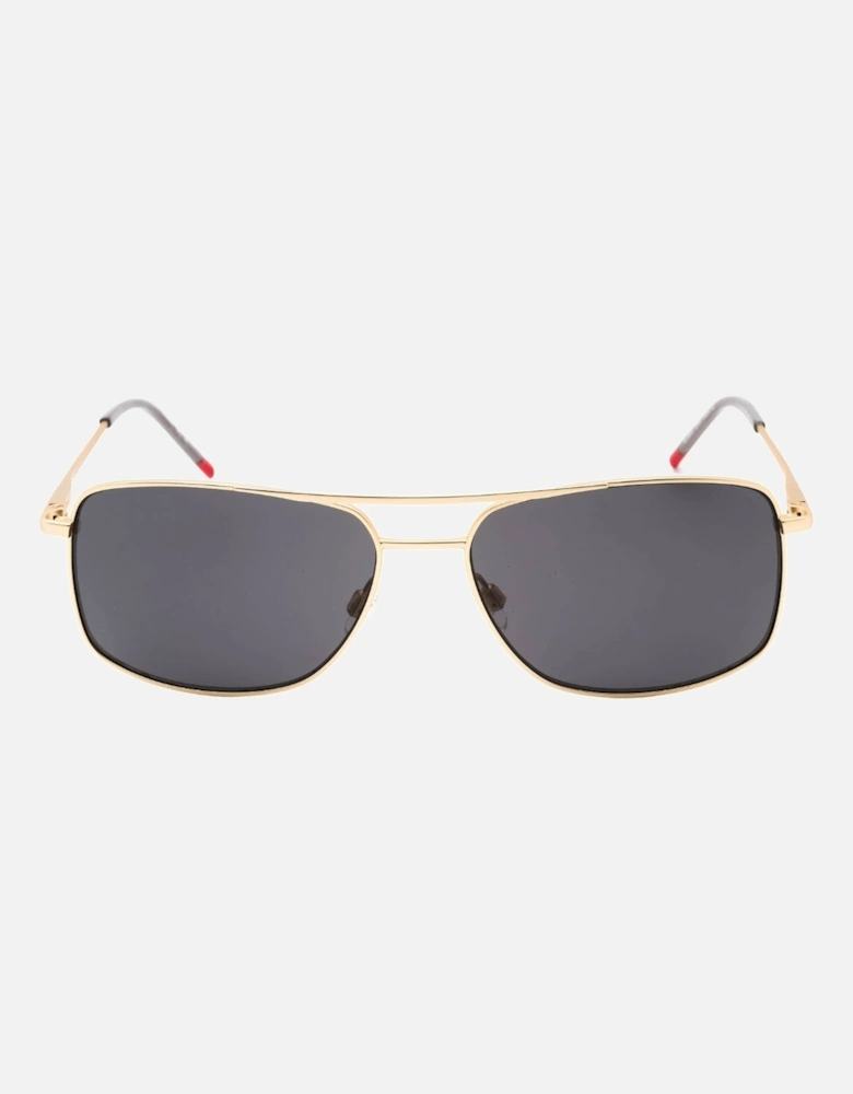 Grey Lens Gold Sunglasses