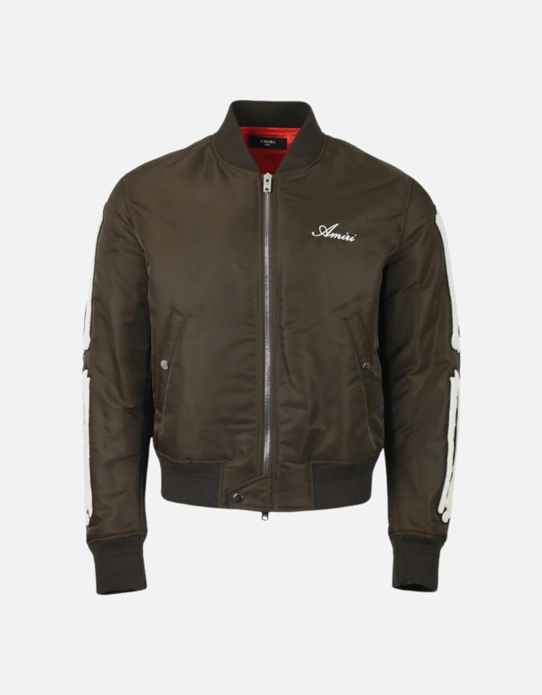 Bones Design Green Bomber Jacket