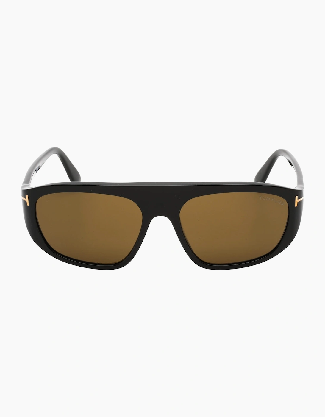 Men's Tom Ford Roviex Lens Shiny Black Sunglasses - Size: ONE size