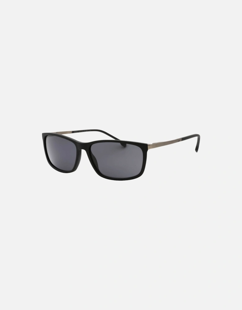 Grey Lens Matte Black Sunglasses