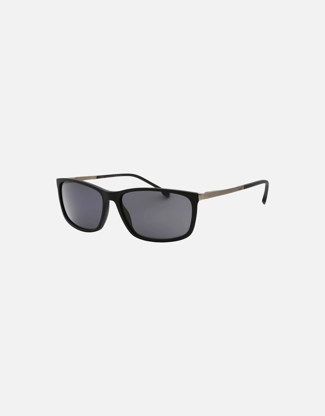 Grey Lens Matte Black Sunglasses