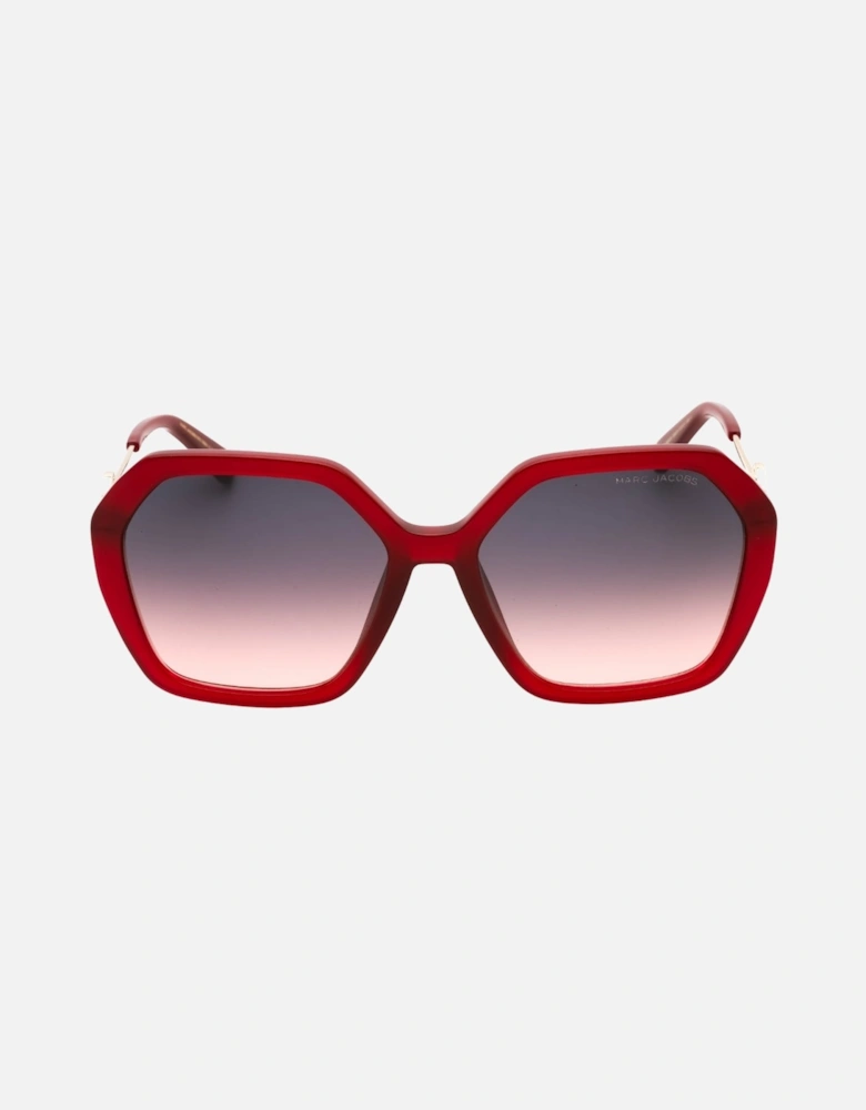 Grey Lens Red Sunglasses