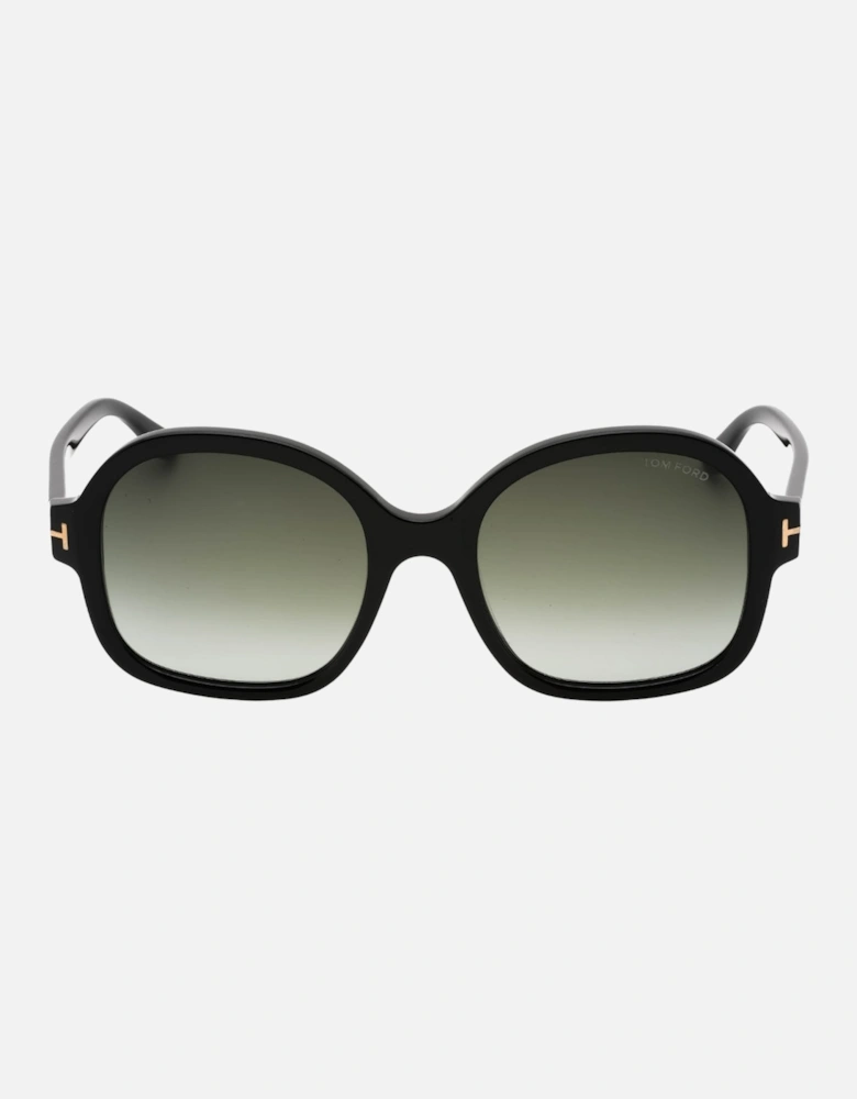 Smoke Lens Shiny Black Sunglasses