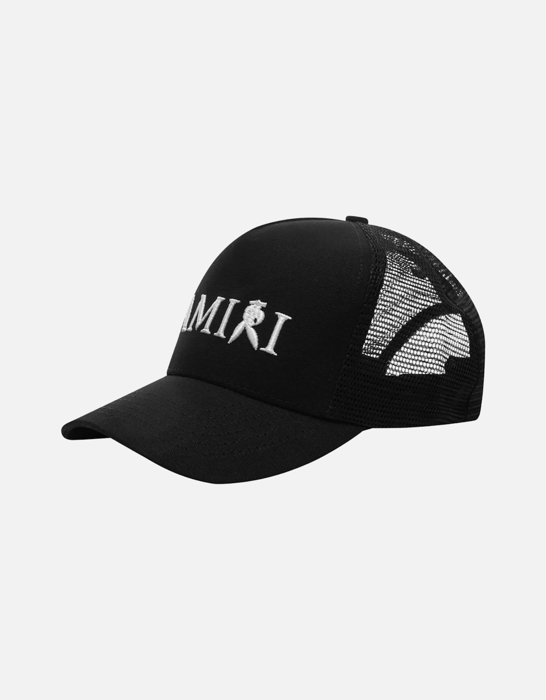 Reverse Bunny Black Trucker Hat