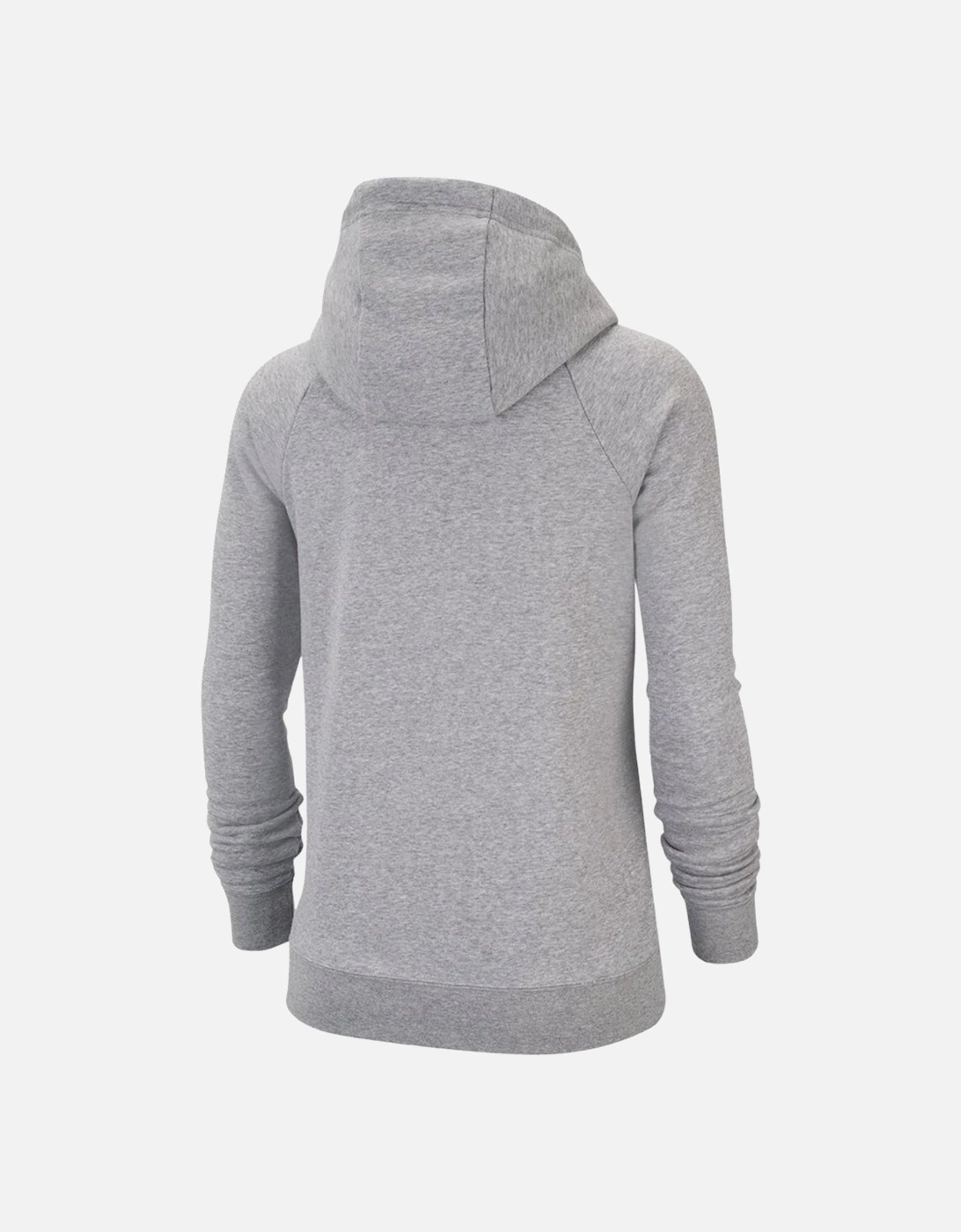 Swoosh Logo Hooded Grey Zip-Up Hoodie