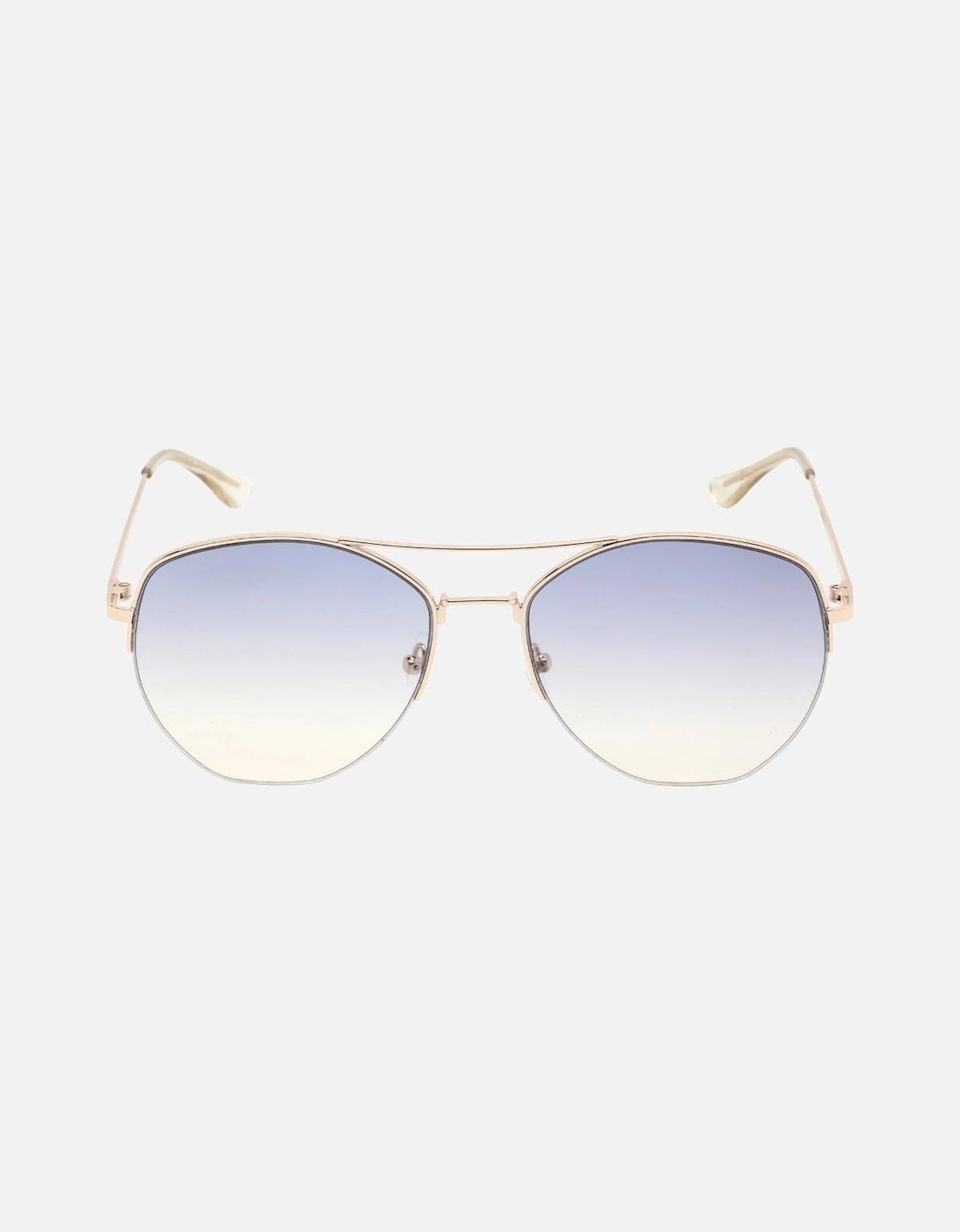 Navy Gradient Lens Gold Sunglasses, 3 of 2