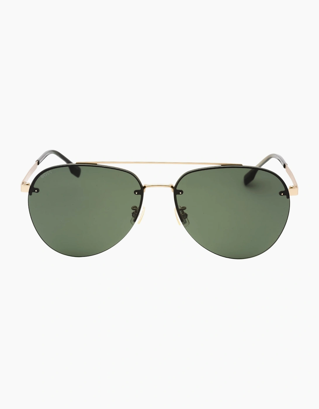 Hugo Boss Men's Green/Gold Len Matte Sunglasses - Size: One Size