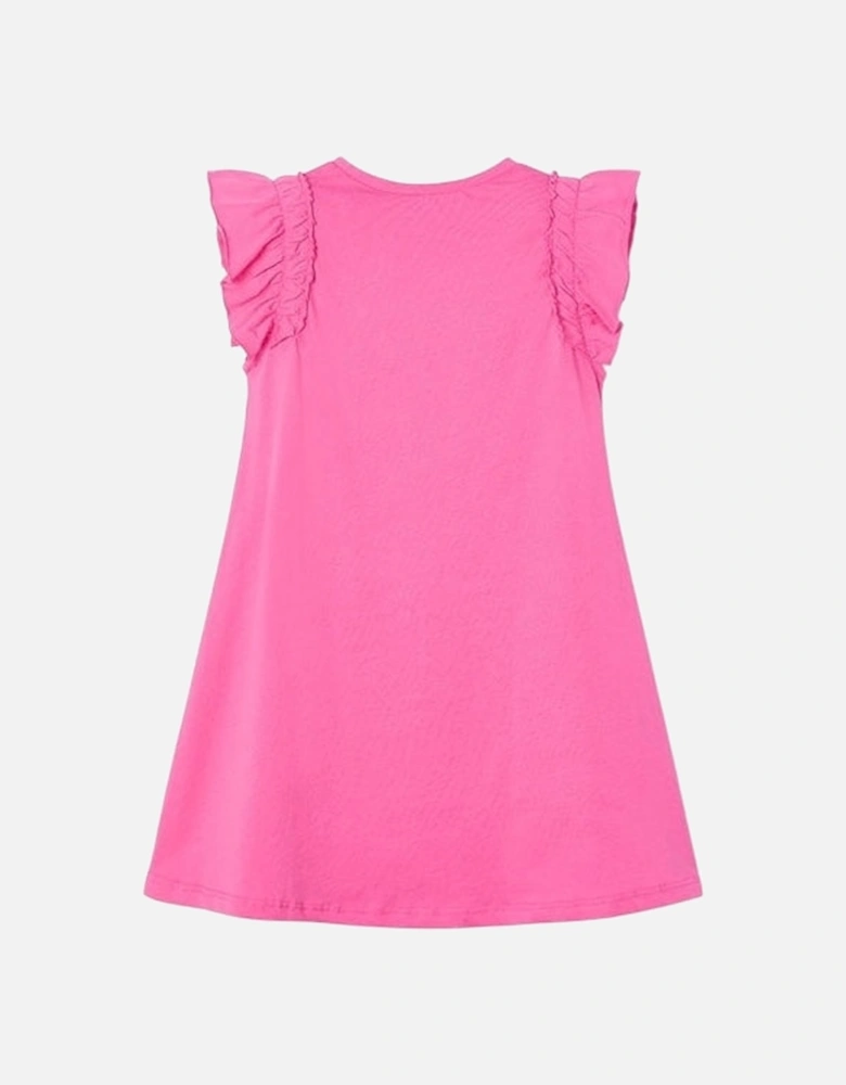 Girls Bubblegum Pink Dress and Bag